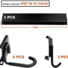 Bike Rack Garage Storage 5 Bicycles Hooks Wall Mount