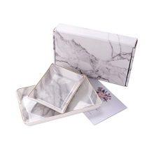 Trinket Dish Tray Decor White Marble Ceramic