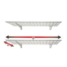 HyLoft 45-Inch by 15-Inch Steel Wall Shelf for Garage Storage