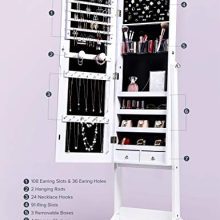 Nicetree Jewelry Cabinet with Full-Length Mirror