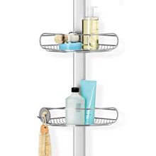 Tension Pole Shower Caddy Stainless Steel