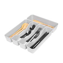 Spectrum Diversified Hexa 5-Divider Buildup-Resistant Organizer