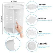 360 Makeup Organizer Large Capacity Makeup Box Acrylic