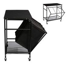 Laundry Sorter Cart with Ironing Board with Side Pull