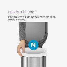 simplehuman 45 Liter / 12 Gallon Slim Hands-Free