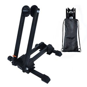 Bike Folding Stand Floor Parking Rack Alloy Bicycle Holder