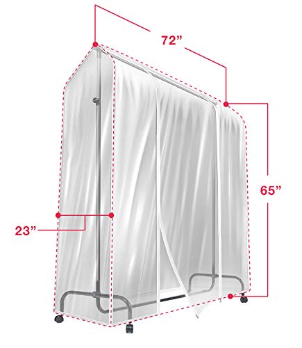 Sorbus Garment Rack Cover for Dresses, Suits, Coats, and More