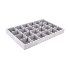 Autoark Ice Velvet Stackable Jewelry Tray Showcase