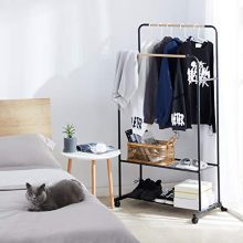 YOUDENOVA Rolling Clothing Rack on Wheels