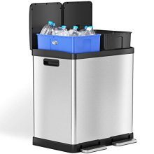 Gallon Dual Step Trash Can & Recycle Bin