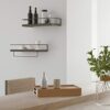 ZGO Floating Shelves for Wall Set of 2,Rustic Wood