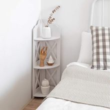 Space-Saving Corner Shelf for Small Bathrooms | Multipurpose Ladder Shelf