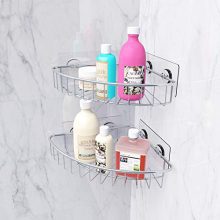 2-Pack Corner Shower Caddy - SUS304 Stainless Steel, Wall Mounted Bathroom Shelf for Ultimate Organization