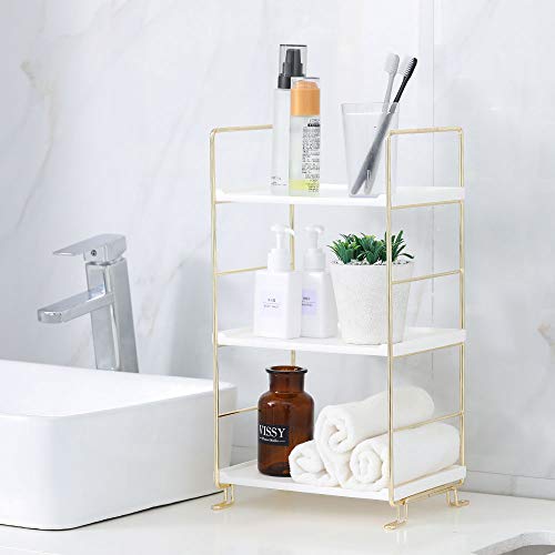3-Tier Bathroom Countertop Organizer,Freestanding Stackable Organizer