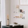 Transform Your Space with White Floating Shelves – Solid Wood Display Ledges