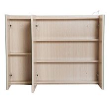 White Oak LED Bathroom Mirror Medicine Cabinet