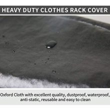Garment Rack Cover 59" Clothes Rack Cover for Storage