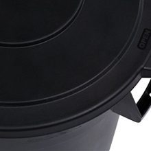 Carlisle Bronco Round Waste Container Lid, 32 gal, Black
