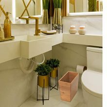 Bamboo Waste Basket | Waste Basket for Bathroom