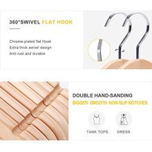 TOPIA HANGER Extra Strong Wooden Suit Hangers