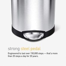 Touchless Motion Sensor Oval Trash Can - 13 Gallon Stainless Steel Bin for Clean, Odor-Free Living! 🌐♻️