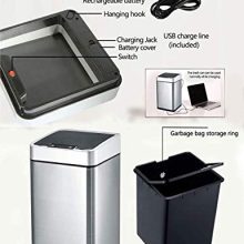 Smart Trash Can, [2 Pack] Smartideal 12Litter