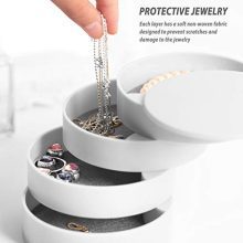 Jewelry Organizer, Small Jewelry Box Earring Holder for Women