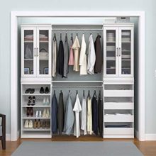 Modular Closet Storage Stackable Unit with 4-Drawers