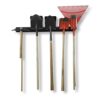 Heavy Duty Wall Mount Rack with 6 Hooks – Adjustable Storage Solution for Tools and Gear, 265lb Capacity