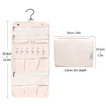 Caperci Hanging Travel Jewelry Organizer Case