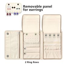 Teamoy Jewelry Roll, Jewelry Travel Organizer for Necklaces