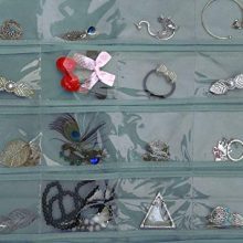 80 Pockets Grey Organizer for Holding Jewelries