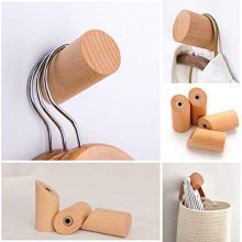 Wooden Hooks Heavy Duty Robe Hook Hat Rack