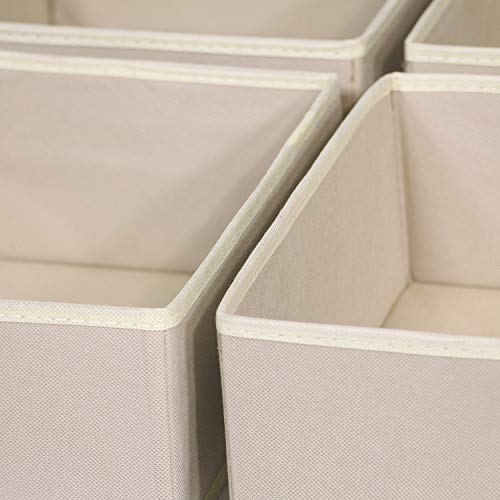 DIOMMELL 4 Pack Foldable Cloth Storage Box Closet