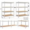 Yaheetech 4-Shelf Heavy Duty Shelving Garage