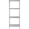18 inch x 36 inch Chrome Wire 4 Shelf Kit
