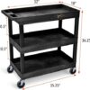 Stand Steady Tubstr 3 Shelf Utility Cart