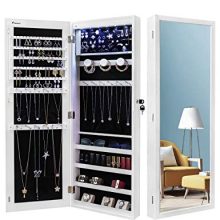 Nicetree 6 LEDs Jewelry Armoire Organizer