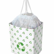 Disposable Sanitary Trash Cans & Recycling Bins