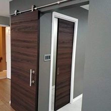 Interior Closet Door Solid Core Flush Modern Barn Door