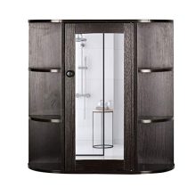 GIODIR Wall Mounted Cabinet Bathroom Wood Cupboard