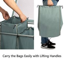 Sorter Cart with Foldable Ironing Board with Removable