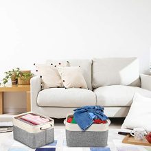 Storage Baskets for Closet Fabric Storage Bins for Shelves