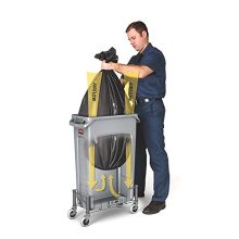 Garbage Can With Venting Channels