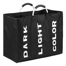 esonmus Laundry Bag Collapsable 3-Section Storage Bag