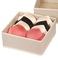 DIOMMELL 4 Pack Foldable Cloth Storage Box Closet