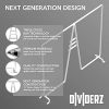 Neatly Made White Wire Shelf Dividers for Closet Organization