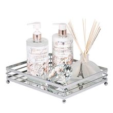 Tray Mirror Perfume Glass Vanity Jewelry