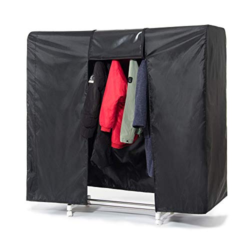 Garment Rack Cover 59" Clothes Rack Cover for Storage