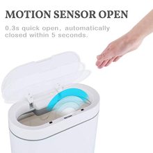 Bathroom Trash Can with Lid and Odor Filter